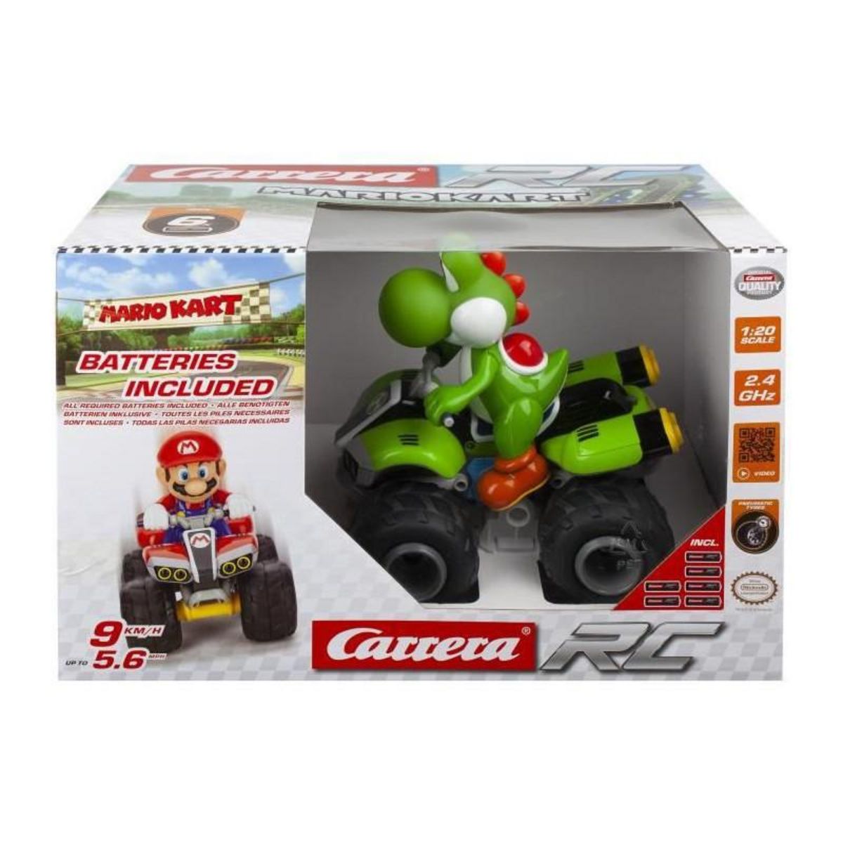 GENERIQUE Quad radiocommande Mario KartTM, Yoshi - Carrera RC