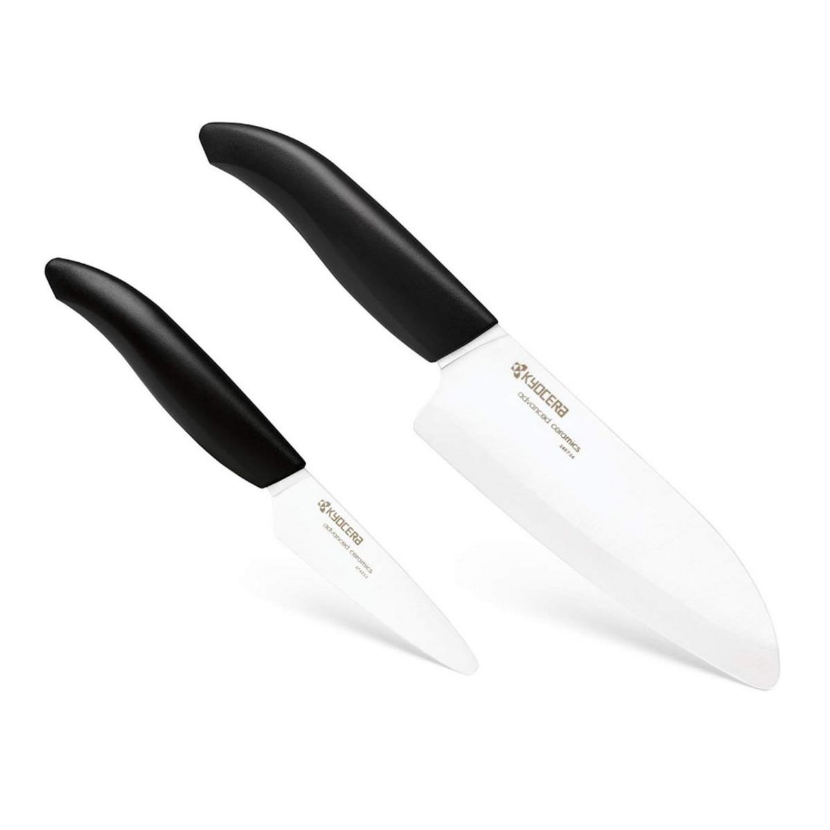 Kyocera Coffret de 2 couteaux de cuisine - FK-2PC-WH-BK