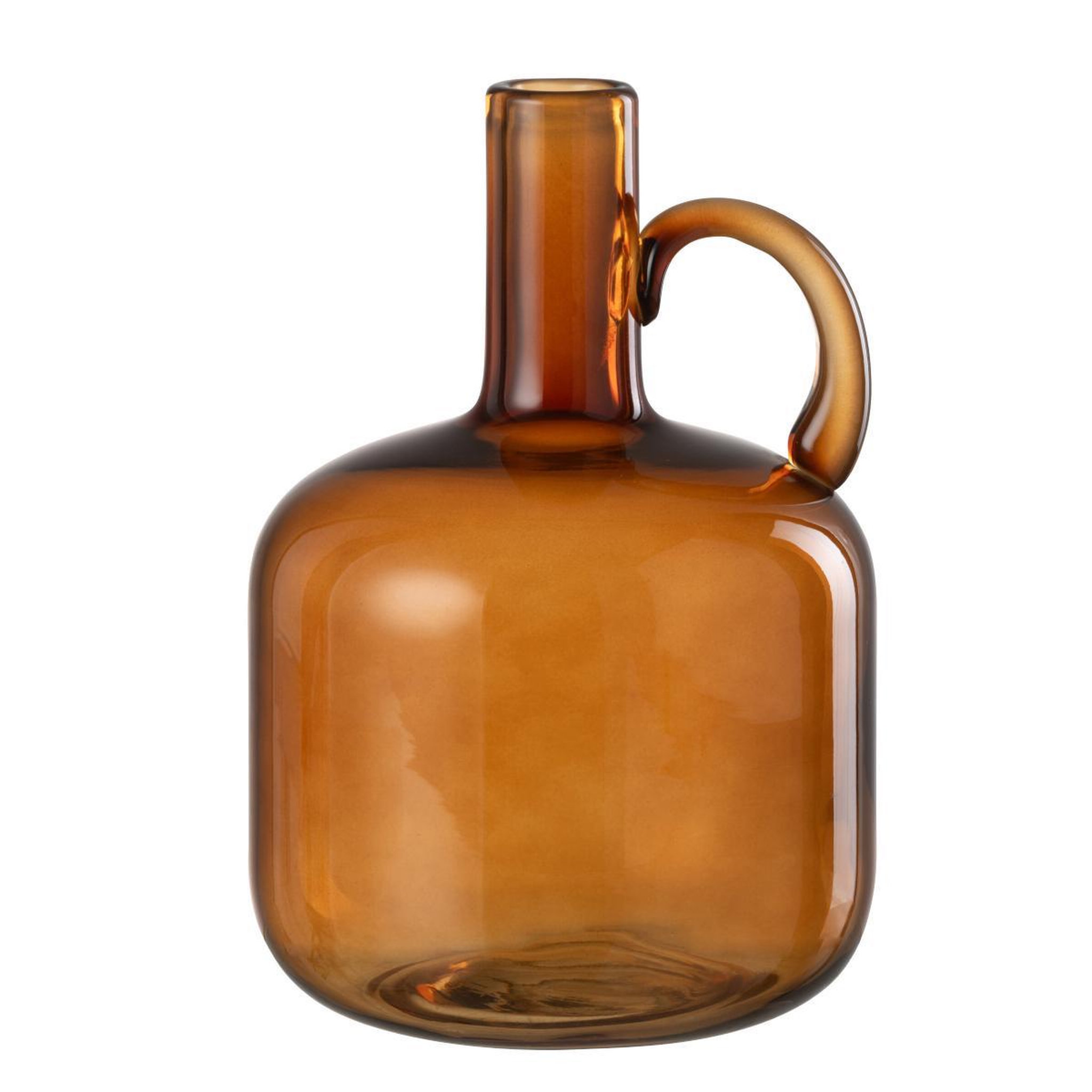 Voir la diapositive 1 : J-LINE Vase Design Anse  Blognac  24cm Marron