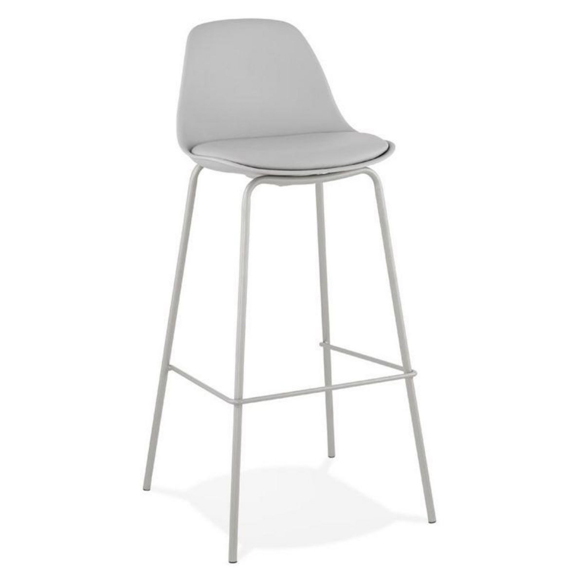 Paris Prix Tabouret de Bar Design en Métal  Funty  95cm Gris