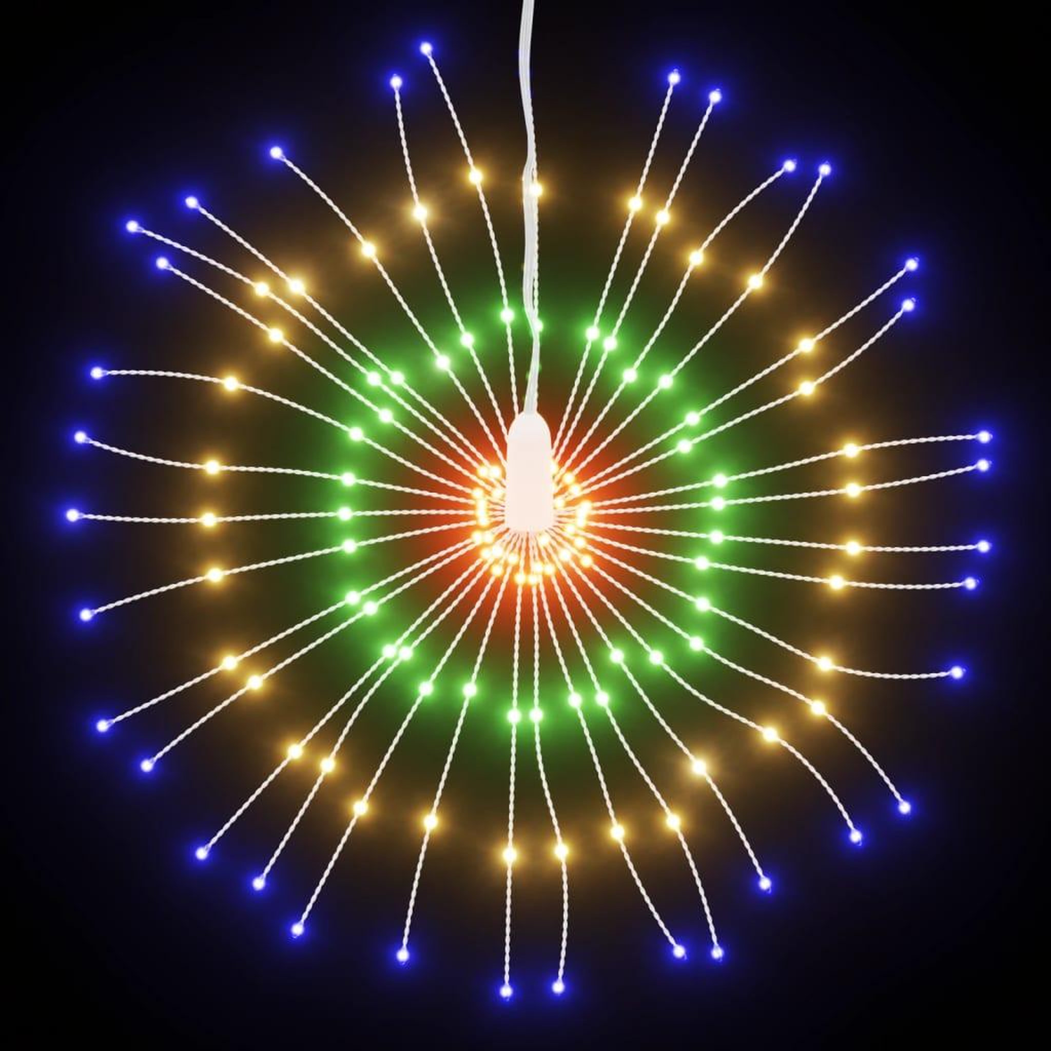Voir la diapositive 4 : VIDAXL Etoile rayonnante de Noël 140 LED 4 pcs multicolore 17 cm