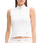 CALVIN KLEIN JEANS Top Blanc Femme Calvin Klein Jeans A- Woven. Coloris disponibles : Blanc