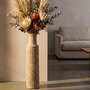 Voir la diapositive 6 : Paris Prix Vase Design Effet Sable  Sand  110cm Beige