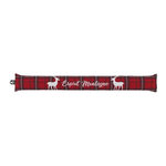 Paris Prix Boudin Bas de Porte  Heidi  80cm Gris & Rouge