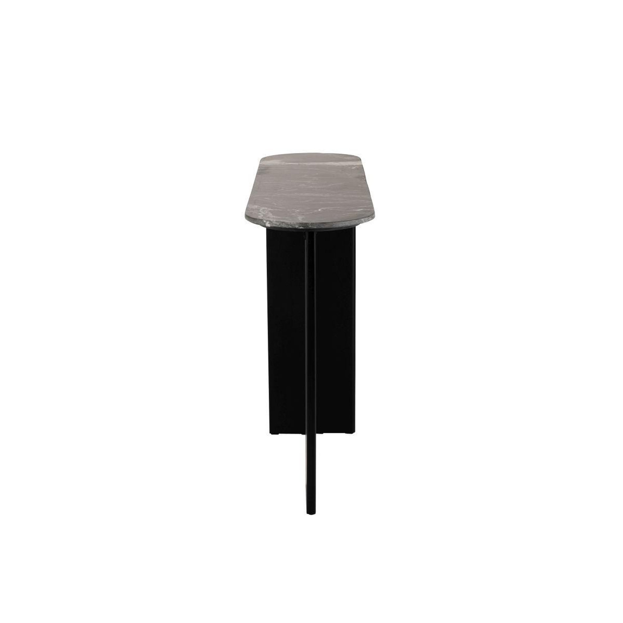 Voir la diapositive 3 : J-LINE Console en marbre  mathilde  140cm noir