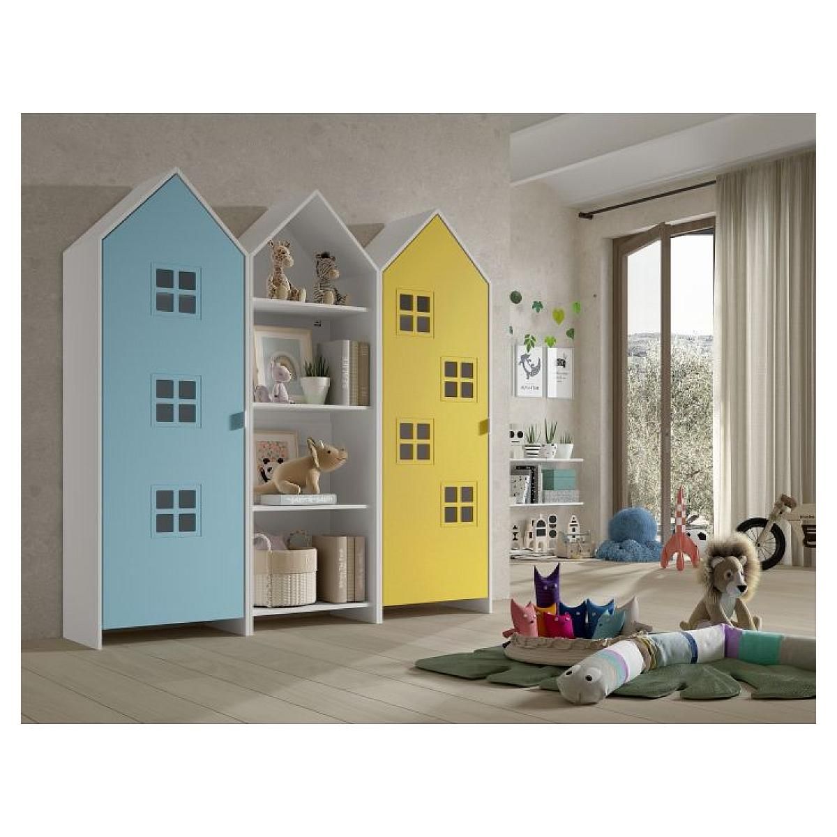 Vipack Combinaison D'armoires 3 Pièces Casami Bruges jaune Multicolore