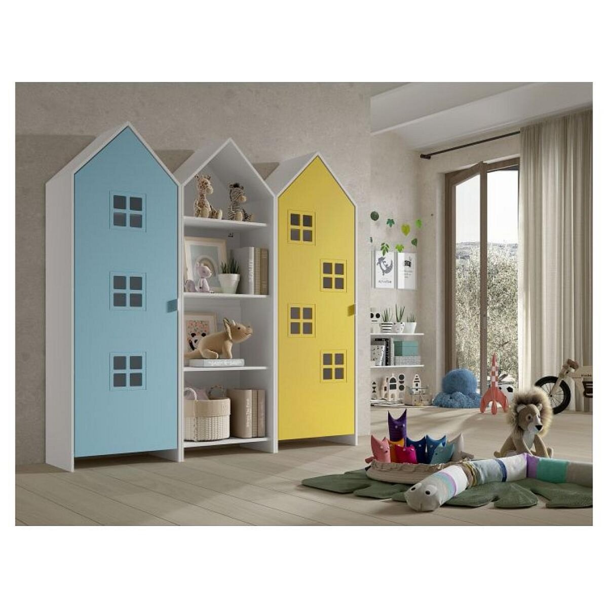 Vipack Combinaison D'armoires 3 Pièces Casami Bruges jaune Multicolore