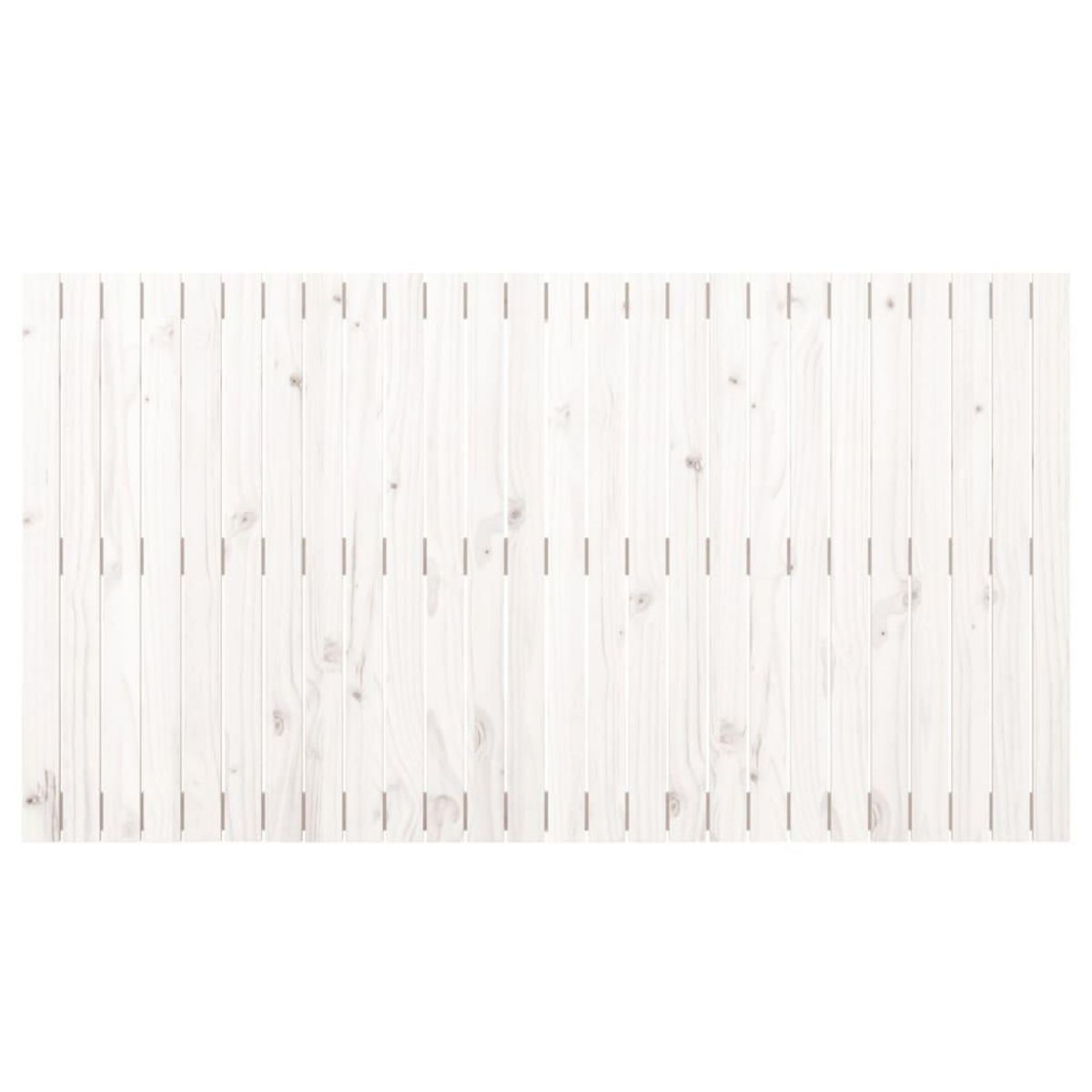 VIDAXL Tete de lit murale Blanc 166x3x90 cm Bois massif de pin