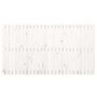 Voir la diapositive 4 : VIDAXL Tete de lit murale Blanc 166x3x90 cm Bois massif de pin
