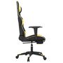 Voir la diapositive 4 : VIDAXL Chaise de jeu de massage avec repose-pied Noir&Dore Similicuir