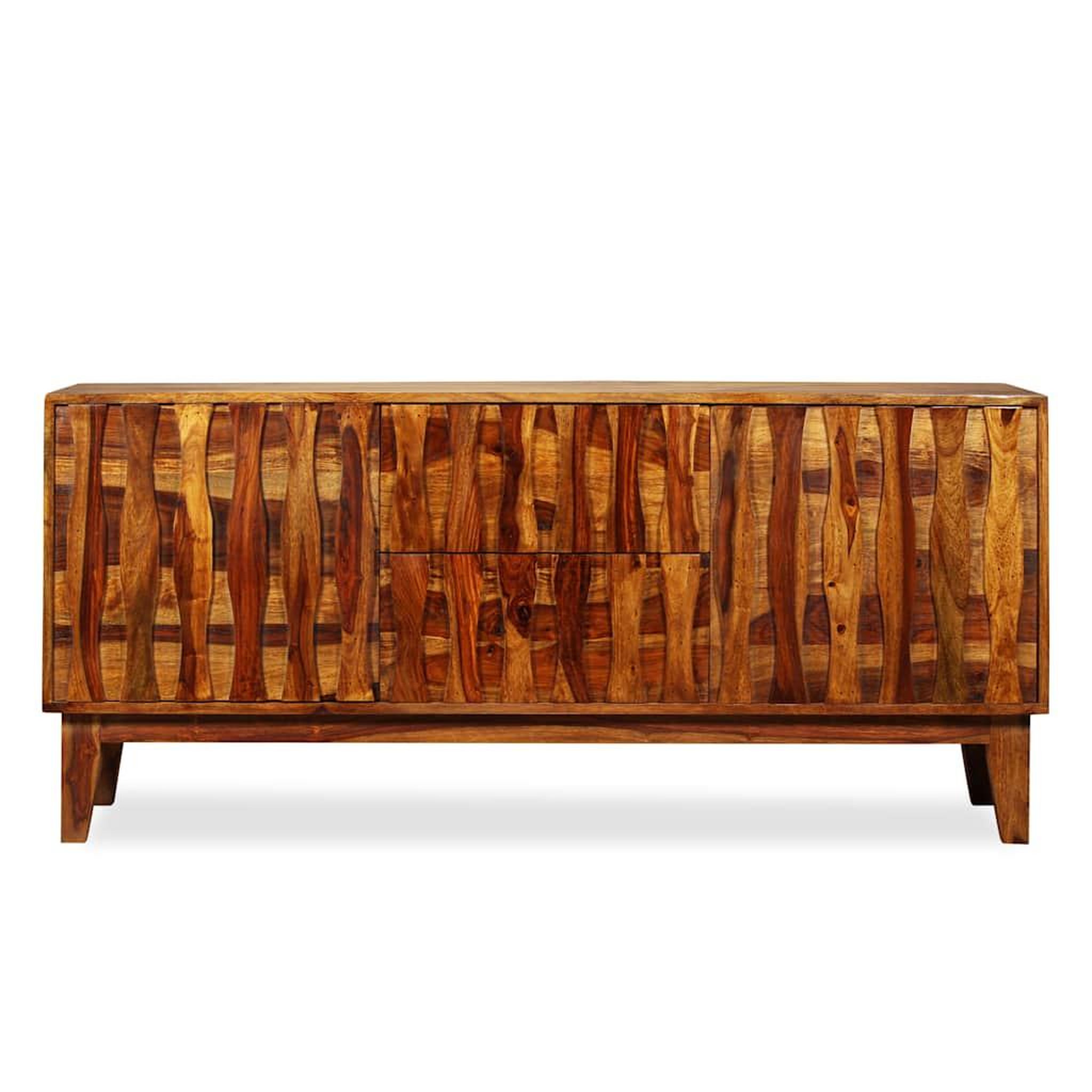 Voir la diapositive 2 : VIDAXL Buffet Bois massif 160x45x70 cm