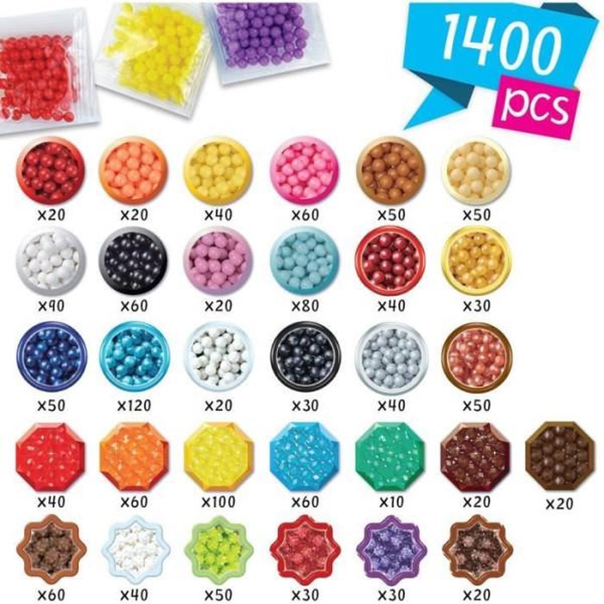 Voir la diapositive 4 : Aquabeads Coffret création - aquabeads 35025 - mes porte-clés et suspensions