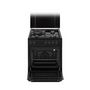 Voir la diapositive 2 : CONTINENTAL EDISON Cuisiniere mixte CONTINENTAL EDISON CECM60FCB - 3 feux gaz + 1 électrique - L59,8 x P61 xH83 cm - Noir