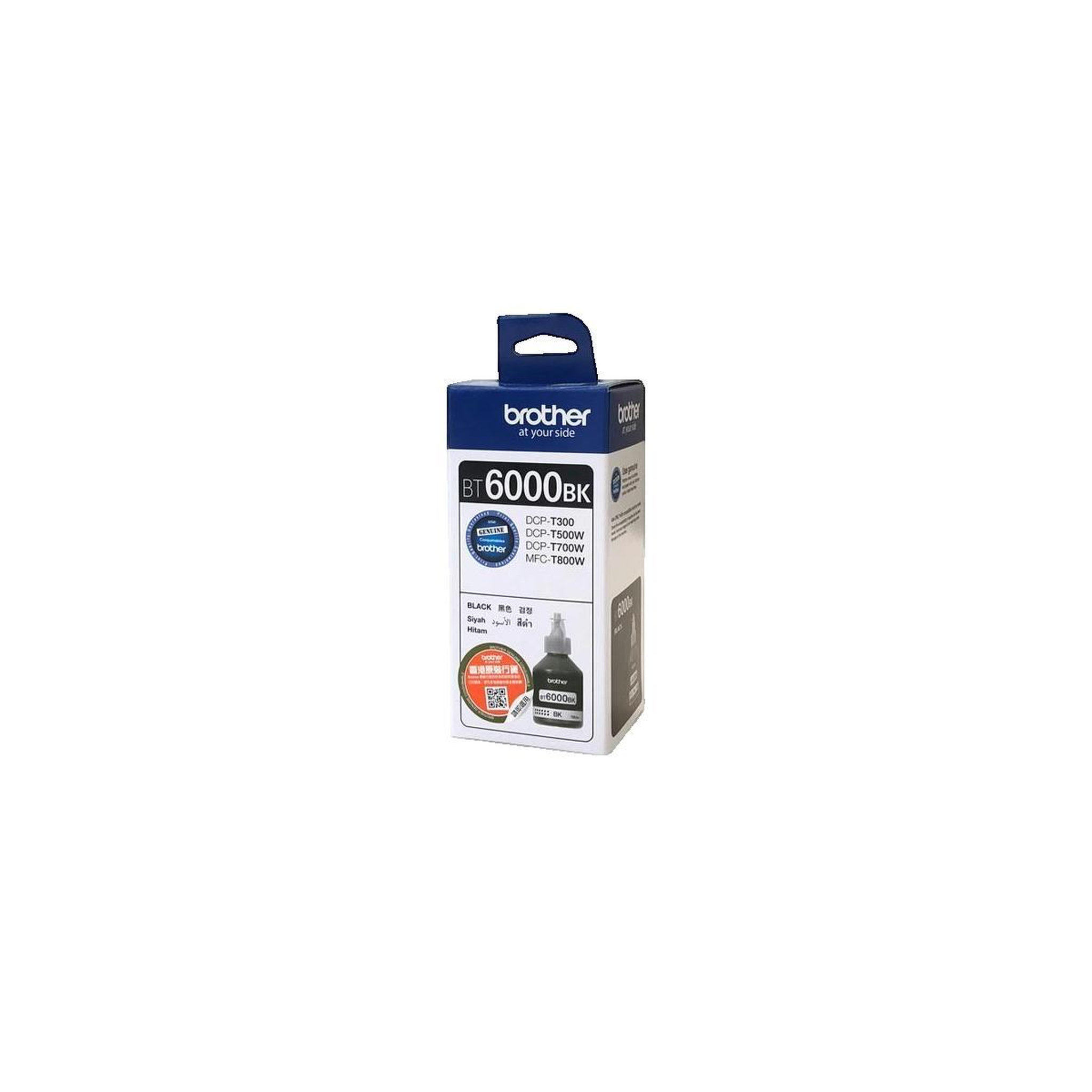 Voir la diapositive 2 : Brother Cartouche d'encre Brother BT6000BK Noir