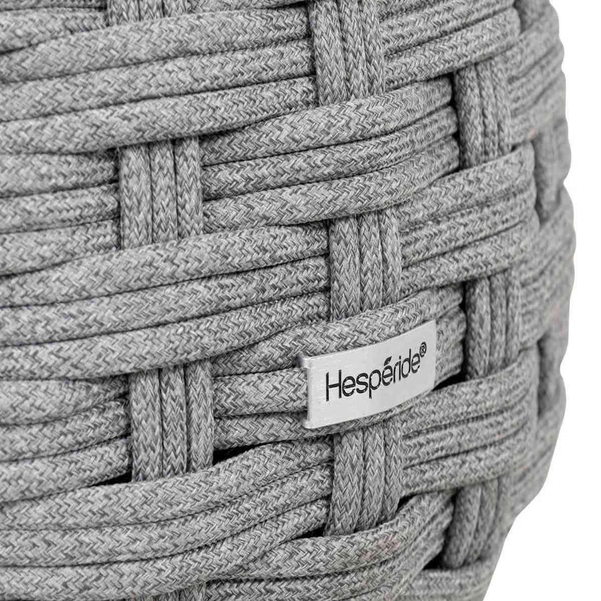 Voir la diapositive 3 : HESPERIDE Pouf de jardin tressé rond OBBAE
