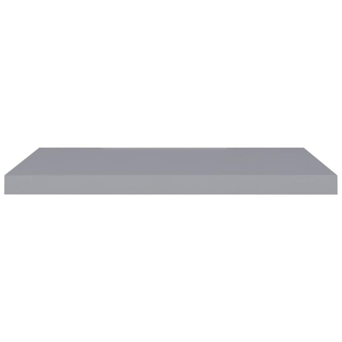 VIDAXL Etageres murales flottantes 2 pcs gris 80x23,5x3,8 cm MDF