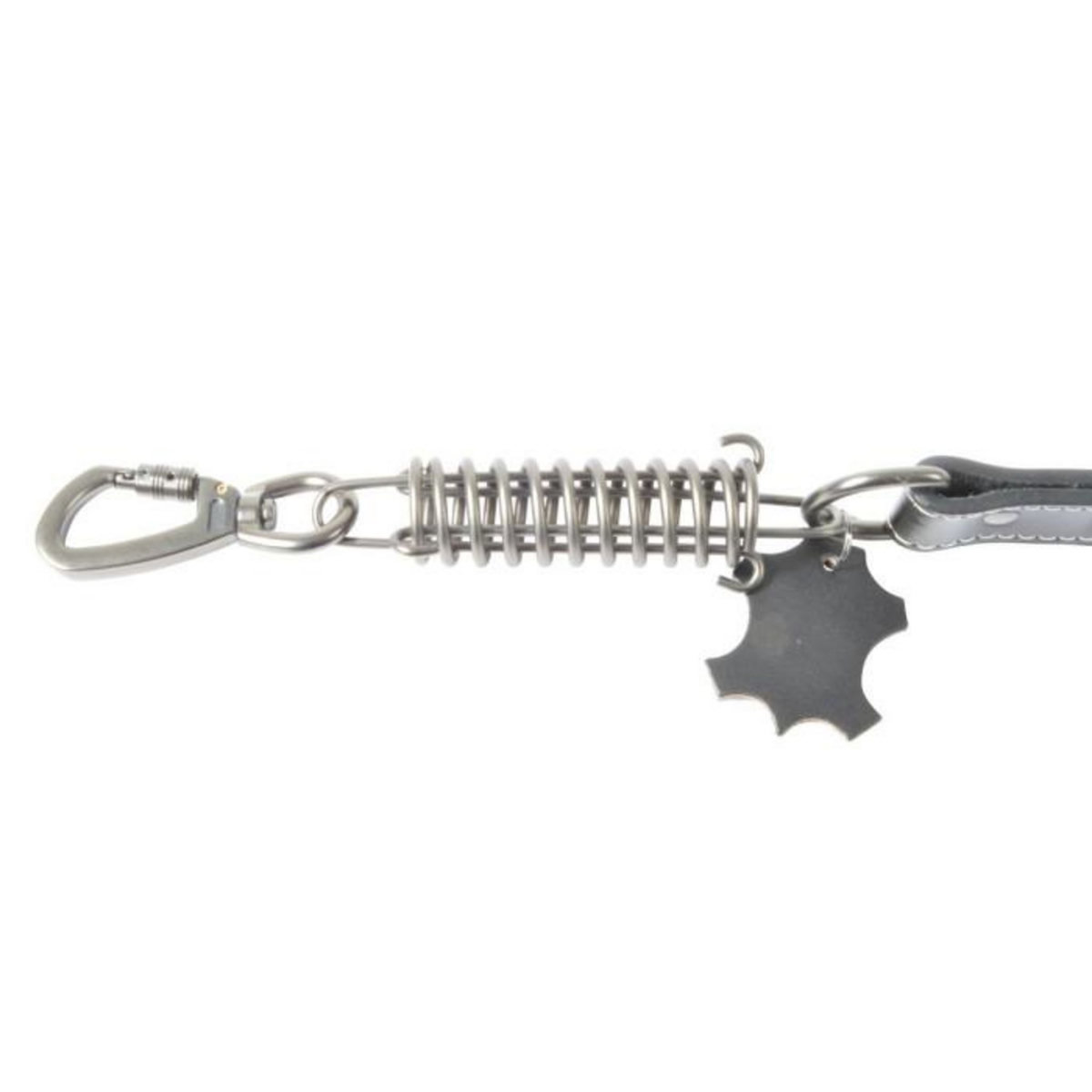 Paris Prix Laisse Pour Chien Anti À-Coups  Cuir  50cm Noir