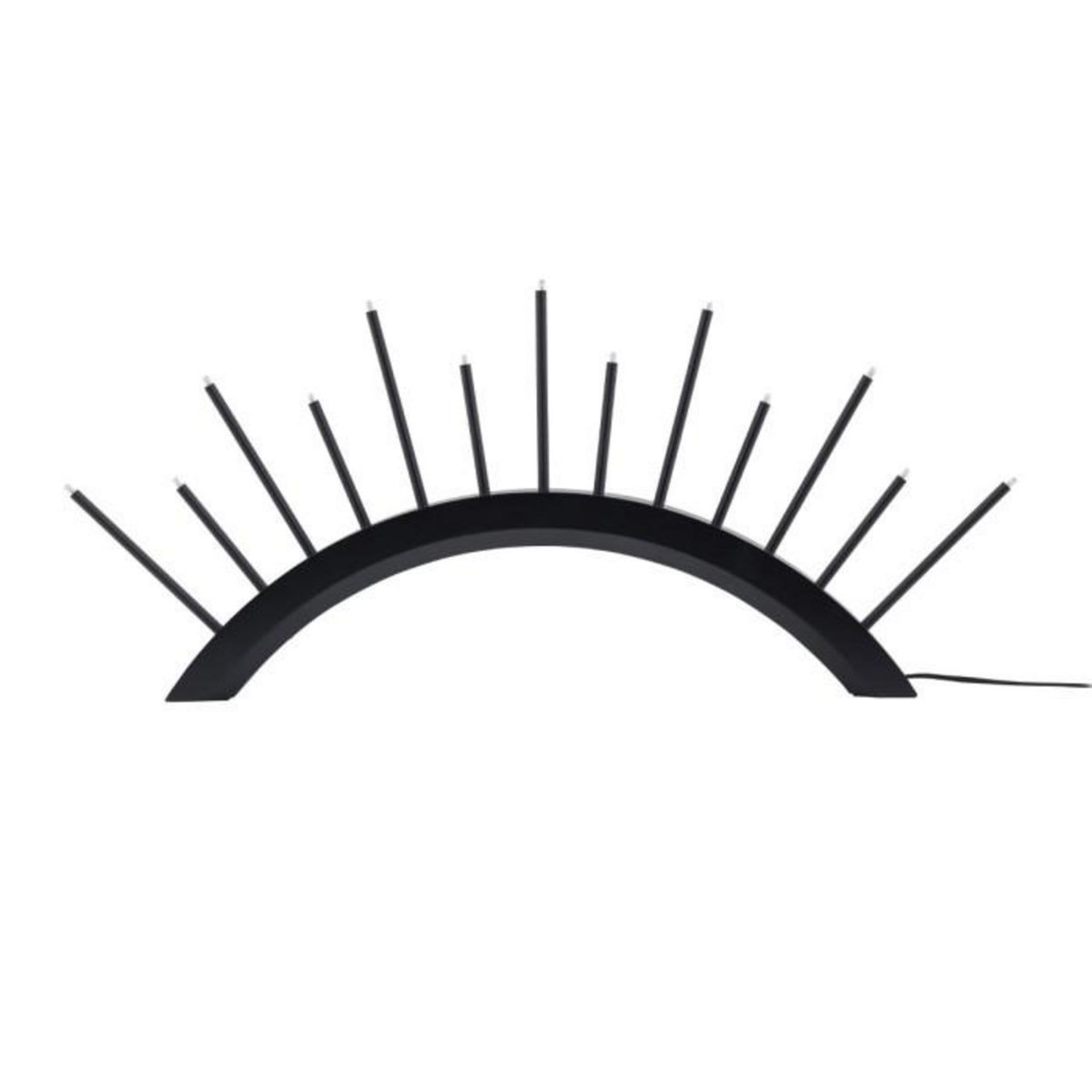 Paris Prix Lampe à Poser Bougeoir  Kettilsas  55cm Noir