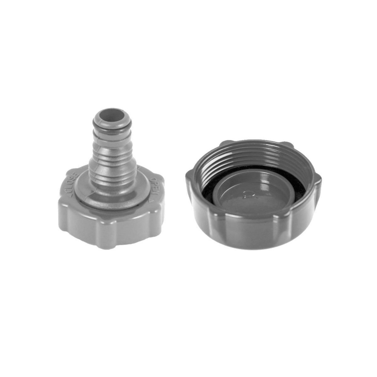 BESTWAY Bouchon valve de vidange + adaptateur pour piscines tubulaires Steel Pro et Steel Pro Max - Bestway