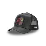 CAPSLAB Casquette trucker premium avec filet Assassin's Creed Yasuke. Coloris disponibles : Noir