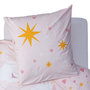 Voir la diapositive 2 : ATMOSPHERA Housse de couette enfant 140x200 Château + taie coton 57 fils