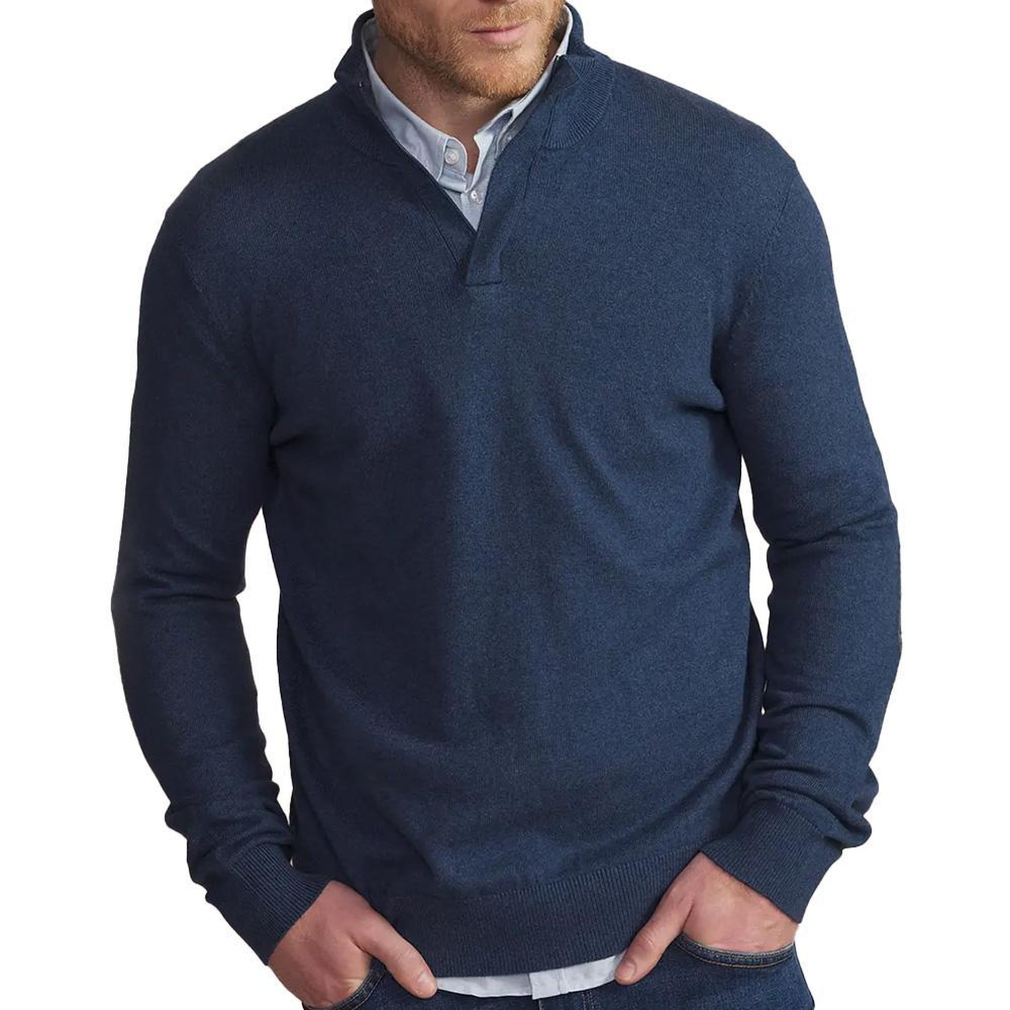 Voir la diapositive 1 : TBS Pull Marine Homme TBS Nocturne 1