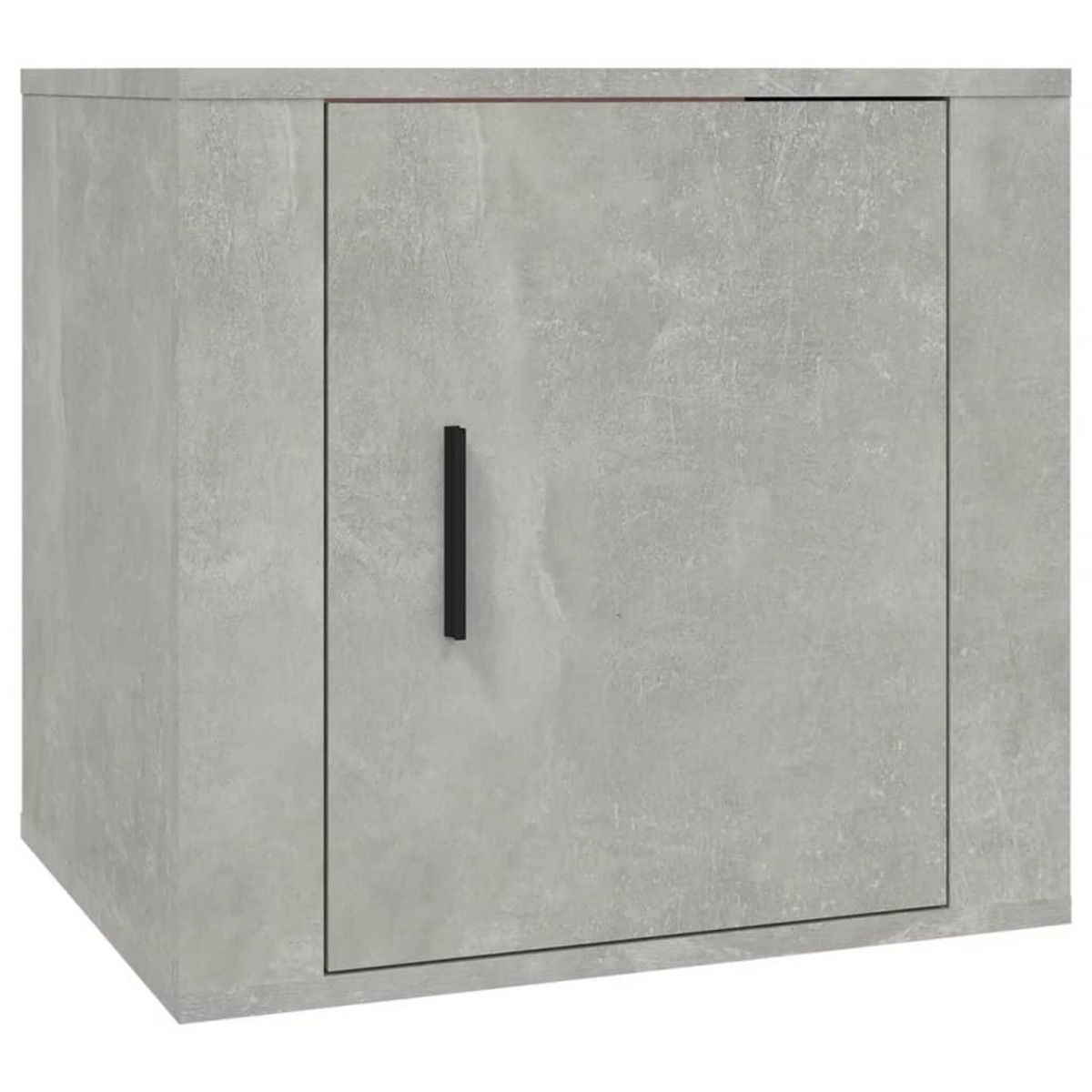 VIDAXL Table de chevet Gris beton 50x39x47 cm