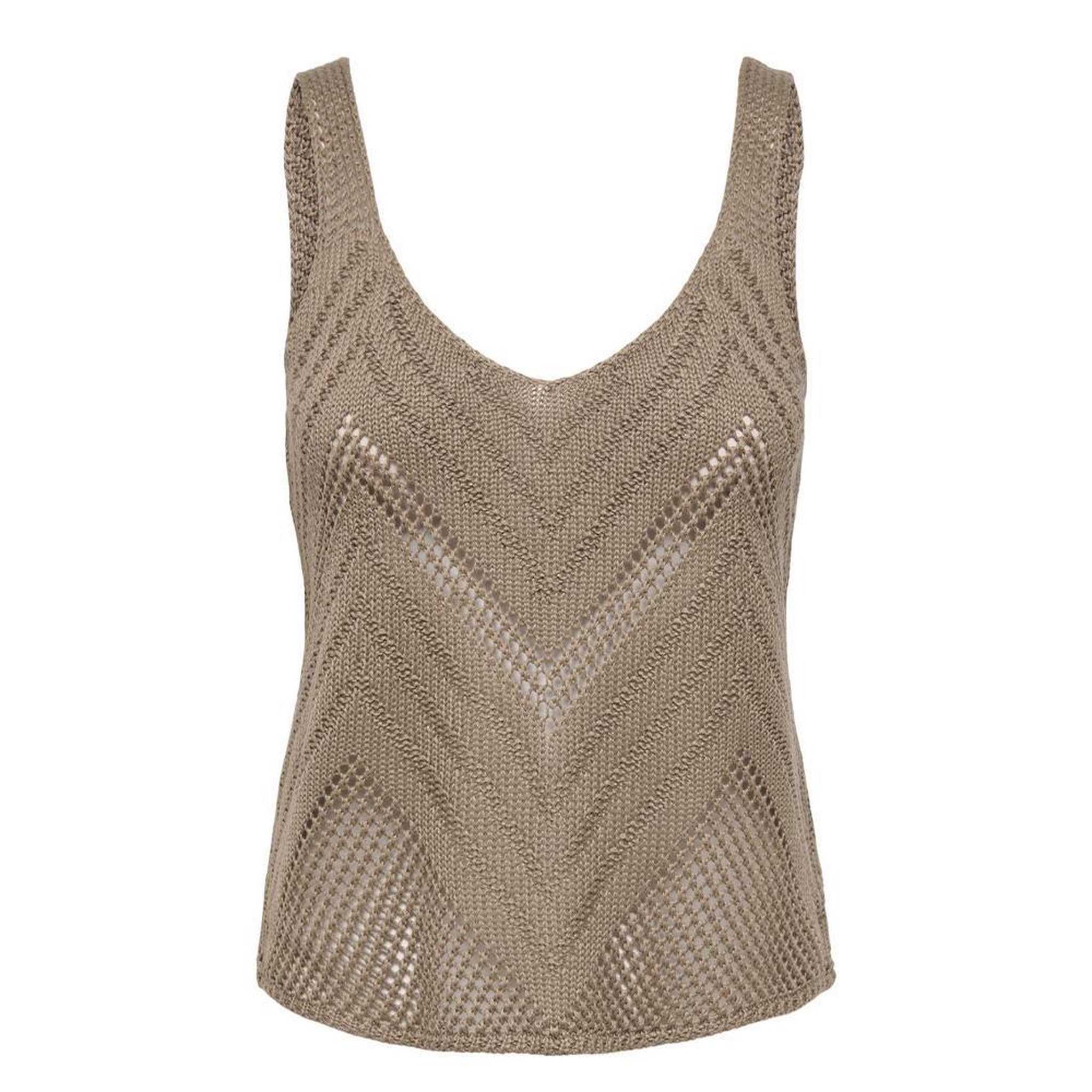 JACQUELINE DE YONG Top Crochet Marron Femme Jdy 15226348. Coloris disponibles : Marron