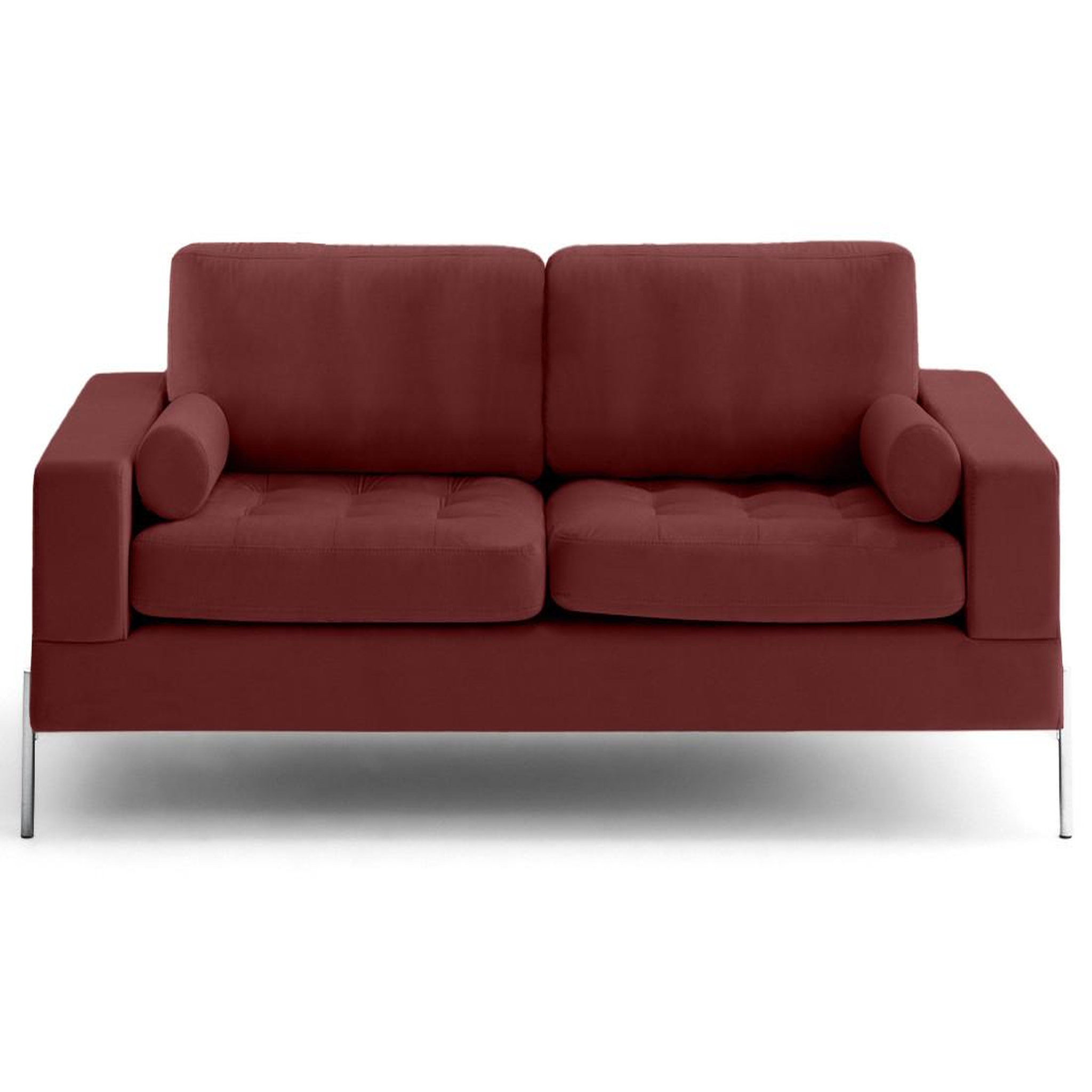 Voir la diapositive 1 : LISA DESIGN Isaure - canapé droit 3 places en velours
