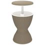 Voir la diapositive 2 : VIDAXL Table a glaciere 3 en 1 marron clair polypropylene