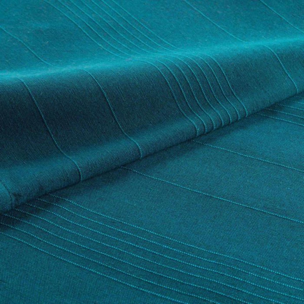 Paris Prix Plaid Uni en Coton  Lucile  220x240cm Bleu