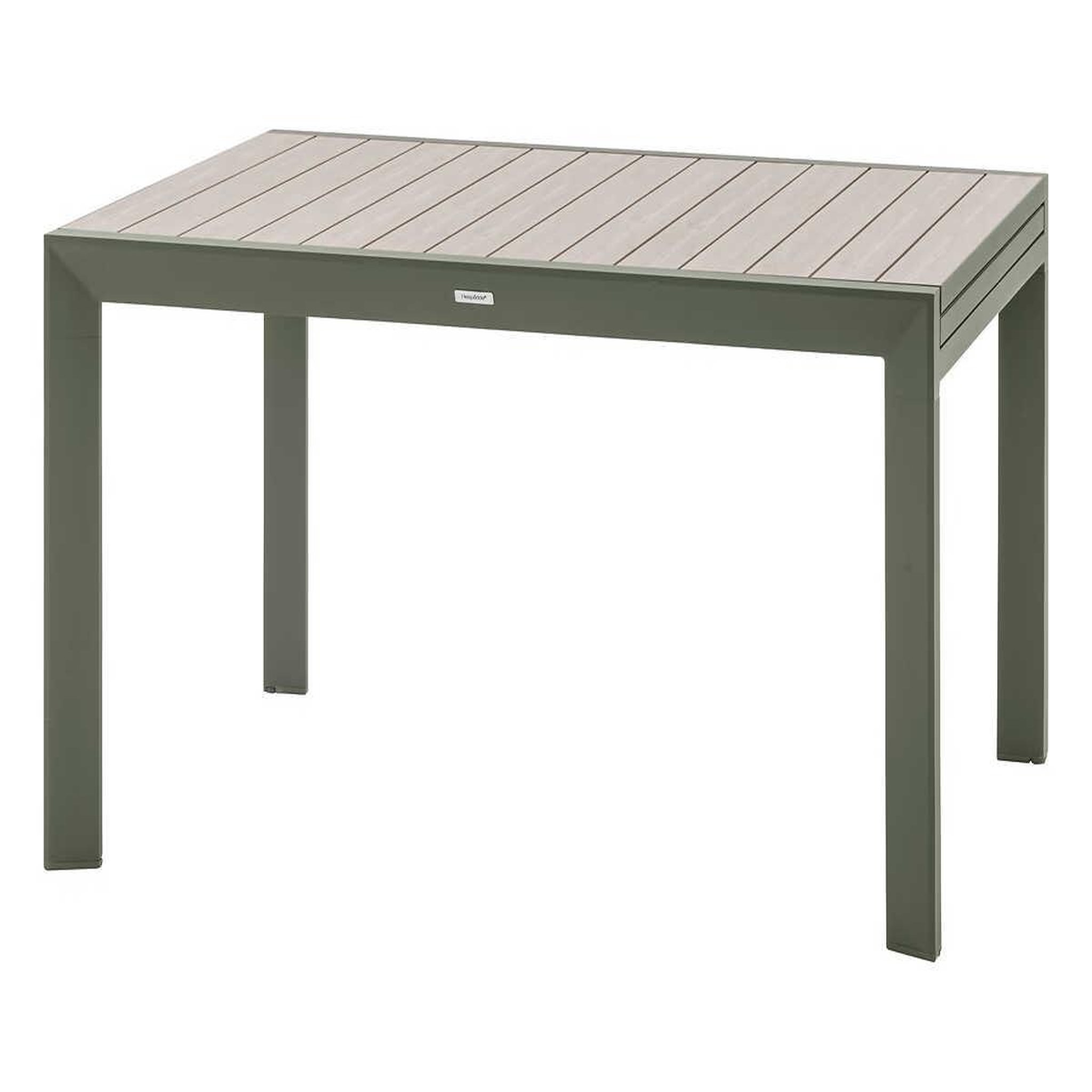 Voir la diapositive 3 : HESPERIDE Table de jardin rectangulaire extensible coulissante Evasion Lin/Vert Laurier 8/10 places - Hespéride