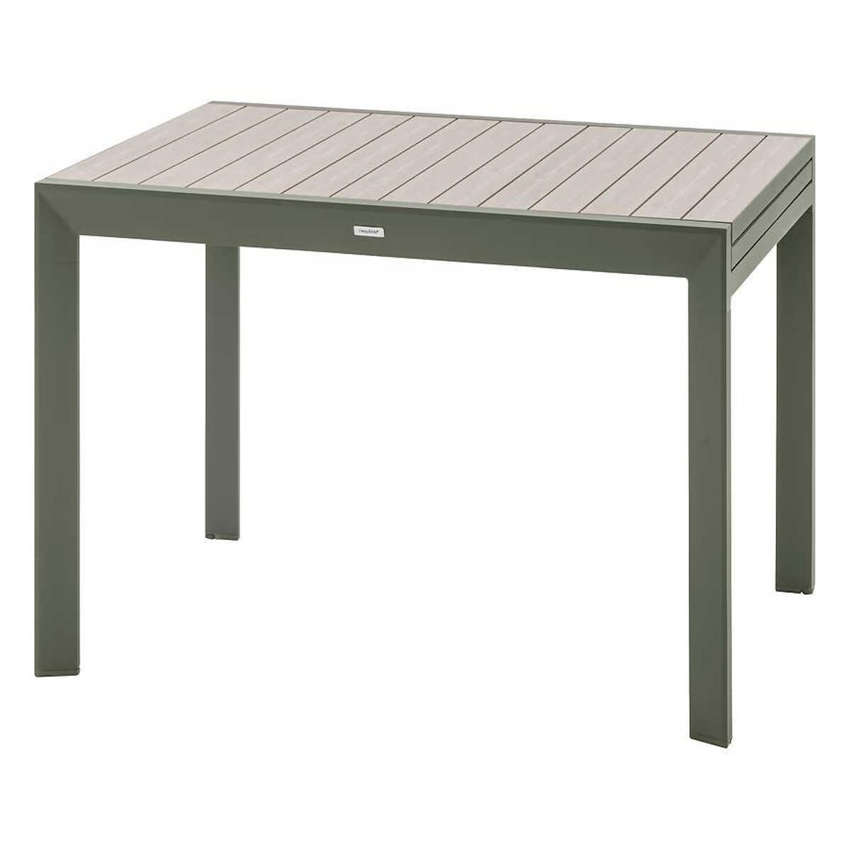 HESPERIDE Table de jardin rectangulaire extensible coulissante Evasion  8/10 places lin et laurier - Hespéride