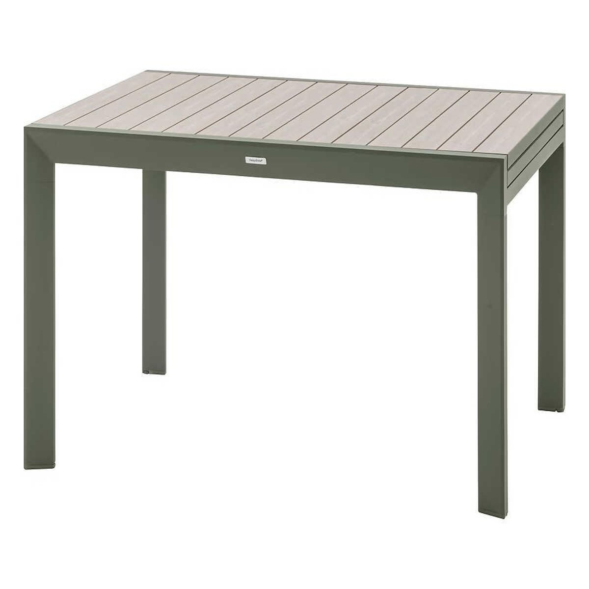 HESPERIDE Table de jardin rectangulaire extensible coulissante Evasion  8/10 places lin et laurier - Hespéride