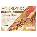 Oz International Pochette Dessin Blanc Papier a grain