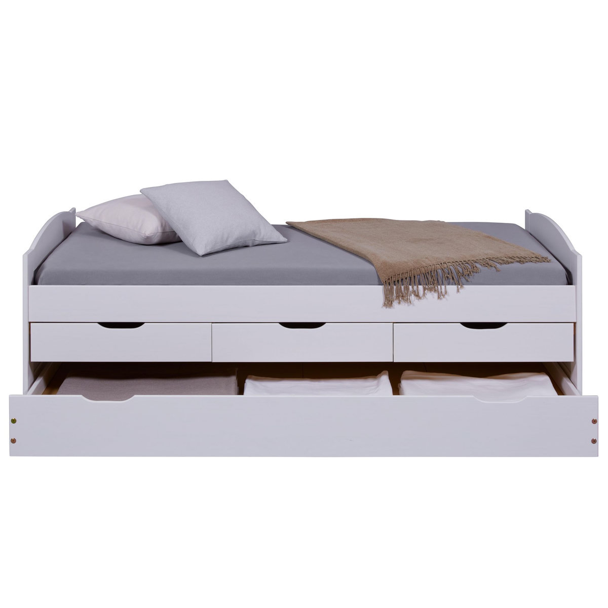 Lit gigogne 2 couchages 90x200 cm + 3 tiroirs ULLI