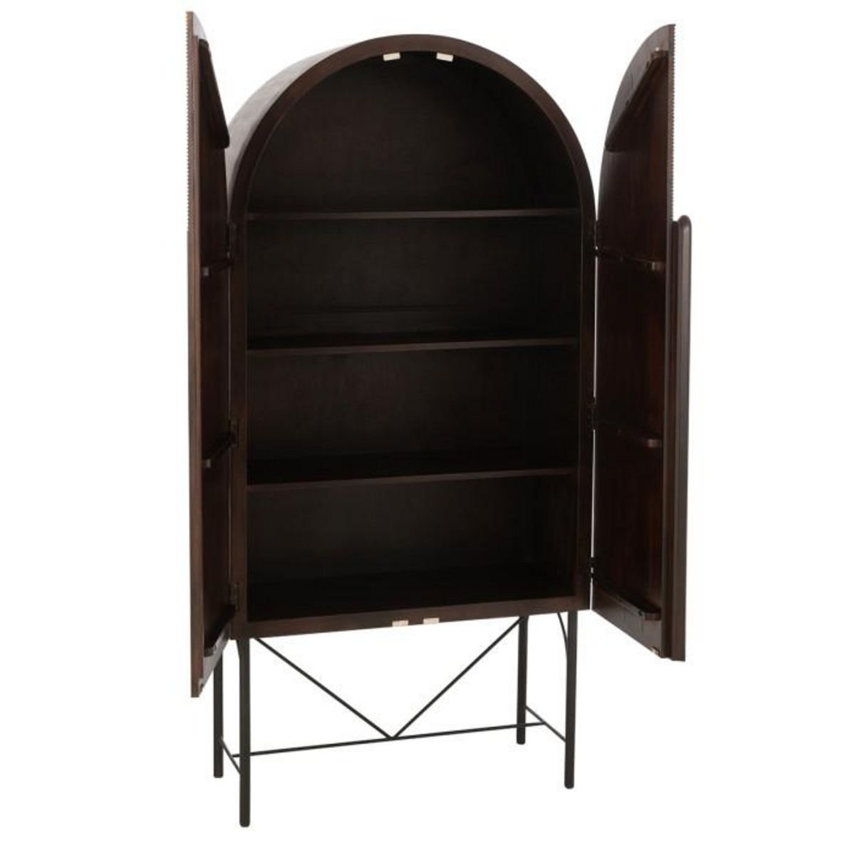 Paris Prix Étagère Design en Bois  Aura  185cm Marron