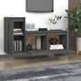 Voir la diapositive 3 : VIDAXL Meubles TV 2 pcs Gris Bois massif de pin