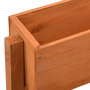 Voir la diapositive 4 : VIDAXL Jardiniere pliable de jardin Orange 60x14x75 cm Bois de sapin