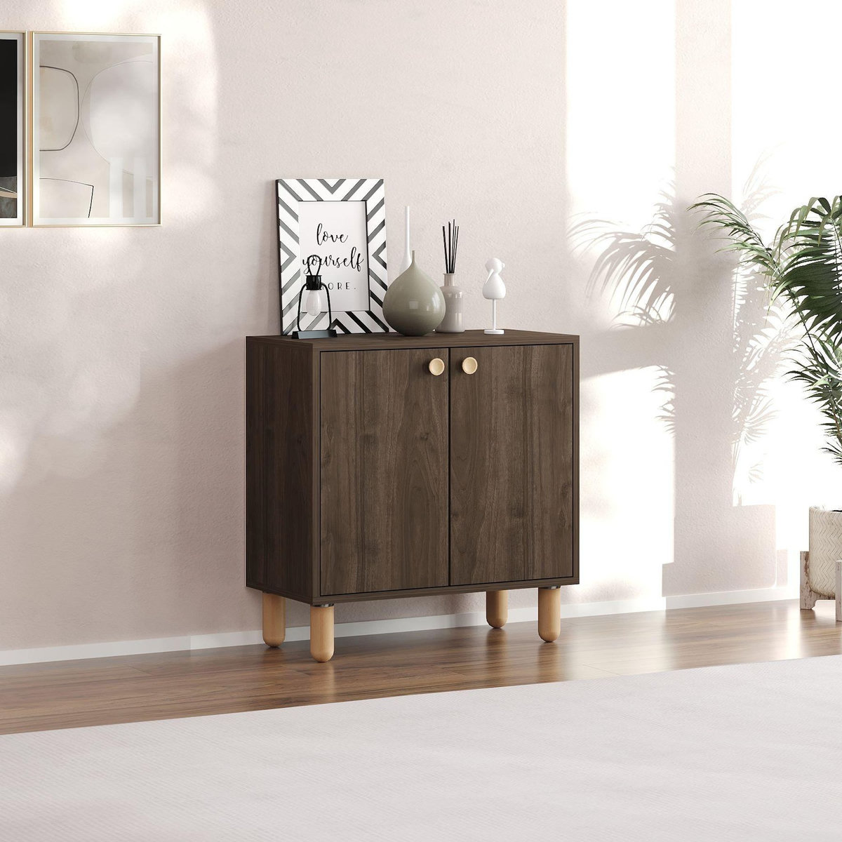 Habitat et Jardin Buffet en bois  Lina  - 72 x 36 x 73 cm - Marron