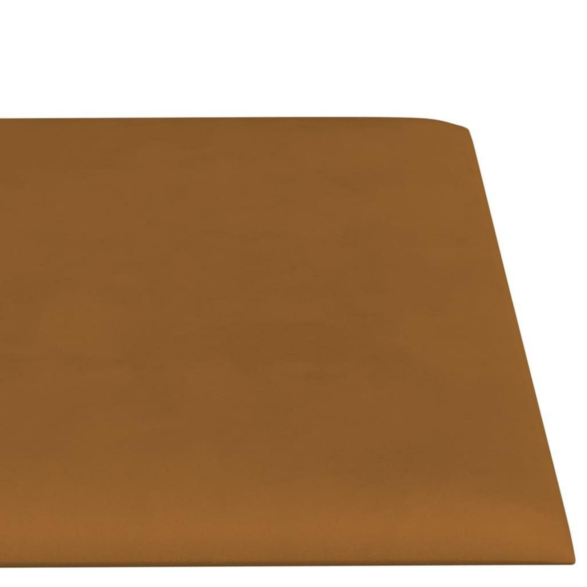 VIDAXL Panneaux muraux 12 pcs Marron 60x15 cm Velours 1,08 m^2