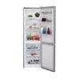Voir la diapositive 3 : Beko Réfrigérateur combiné 60cm 324l ventilé métal brossé - RCNA366K40XBN
