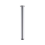CENTRALE BRICO Pied de table Legs TS001, 820R/60mm, acier inoxydable (acier brossé)