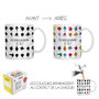 Voir la diapositive 4 : Paris Prix Mug Magique  Monsieur & Madame®  12cm Blanc