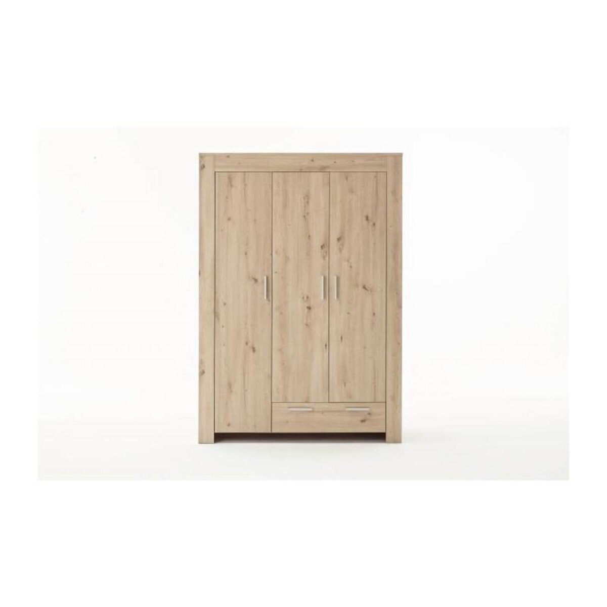 Trendteam Chambre bébé Trio : Lit 70 x 140 cm + Commode a langer + Armoire AHOI - Chene - TREND TEAM