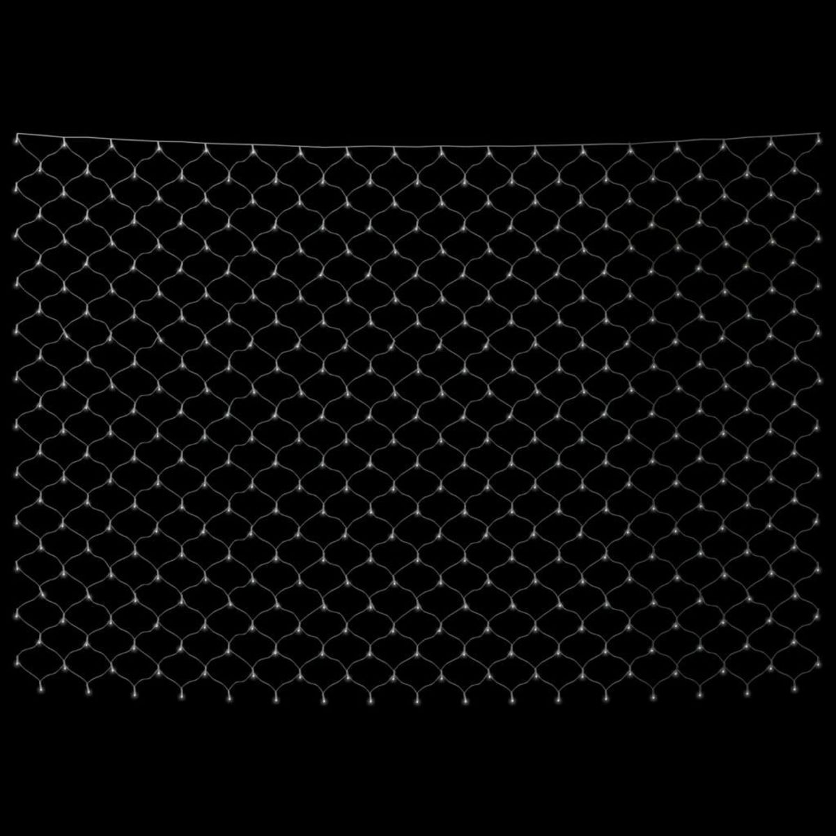VIDAXL Filet lumineux blanc froid de Noël 3x3 m 306 LED Int/ext
