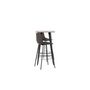 Voir la diapositive 3 : Paris Prix Ensemble Table de Bar & 2 Chaises  Tempe & Alexis  105cm Noyer & Marron