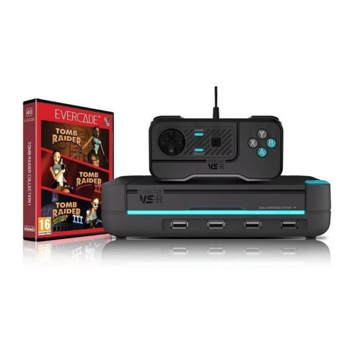 Just for games Pack Console rétrogaming - Evercade VS-R TombRaider 1-2-3