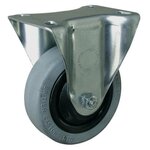 OUTIFRANCE Roulette fixe sans frein (platine 105 x 85 mm)