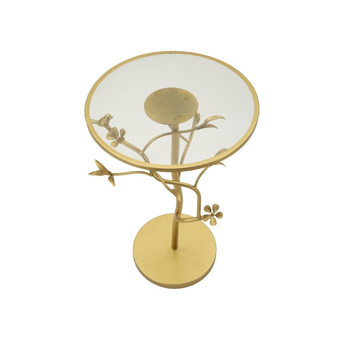 Paris Prix Table d'Appoint Design  Birds  60cm Or